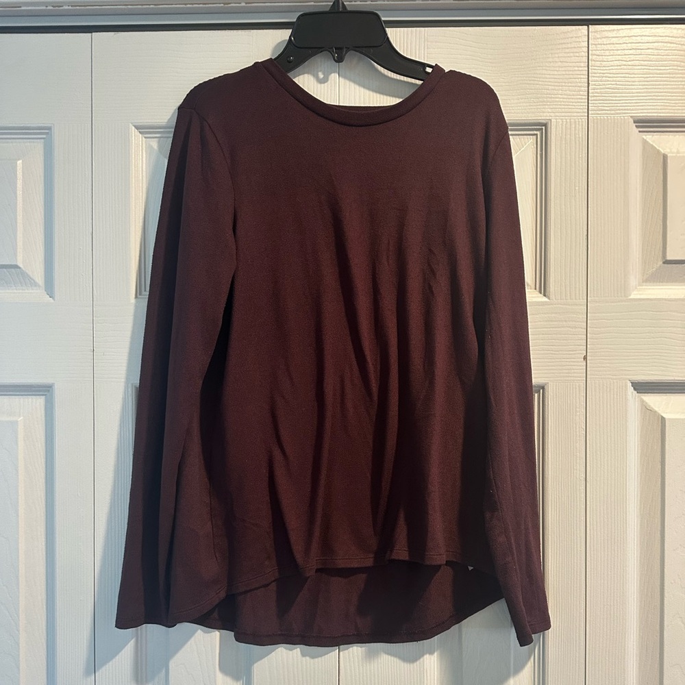 American Eagle Burgundy Shirt